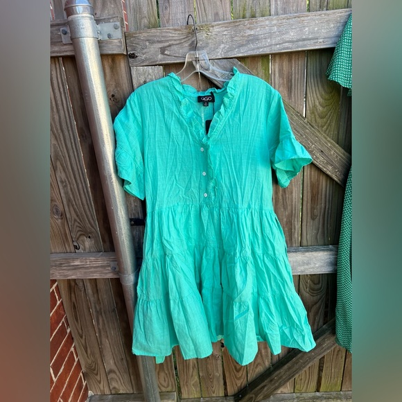 Vero Moda Dresses & Skirts - 👗Gigio Turquoise Short-Sleeve Dress